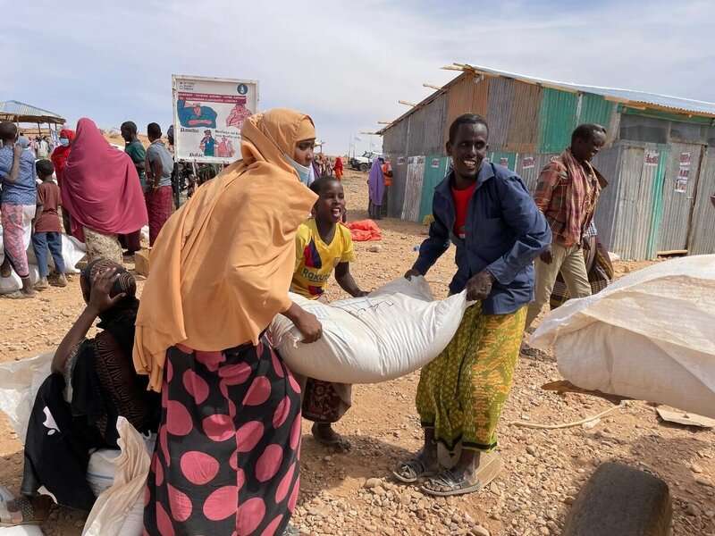 A WFP backed food distribution in Adadle Ethiopia