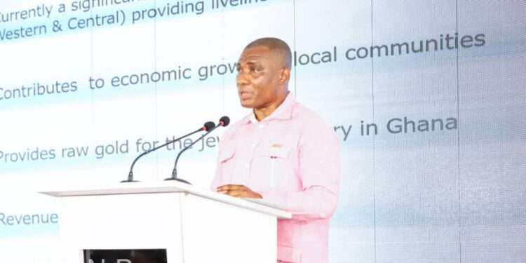 George Mireku Duker, Deputy Minister for Lands and Natural Resources responsible for Mining.