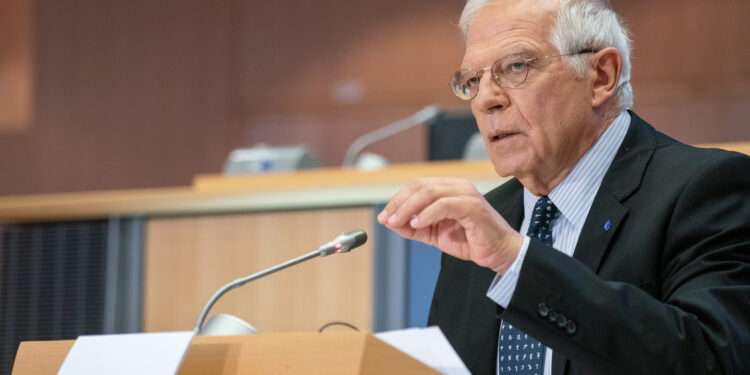 Josep Borrell, the EU's official for Foreign Policy and Security