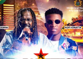 Ghanaian musicians, Samini and Kofi Kinaata