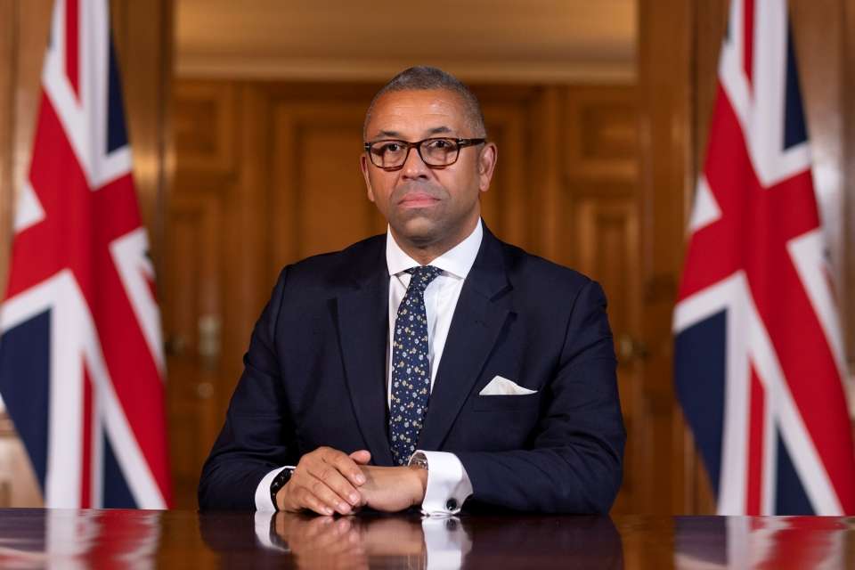 James Cleverly Foreign Secretary of UK. 2.0