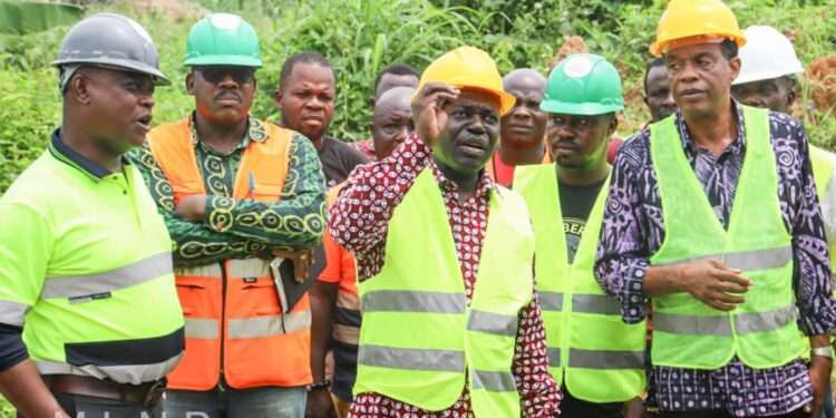 Deputy Minister for Lands and Natural Resources, responsible for Lands and Forestry, and Chairman of the Appiatse Reconstruction Implementation Team, Benito Owusu-Bio.