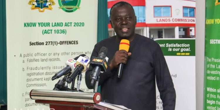 Deputy minister for Lands and Natural Resources, Benito Owusu Bio.