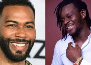 Hollywood actor, Omari Hardwick and Ghanaian dancehall artist, Jupitar
