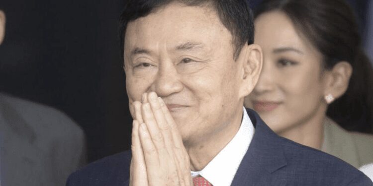 Former Prime Minister of Thailand, Thaksin Shinawatra.