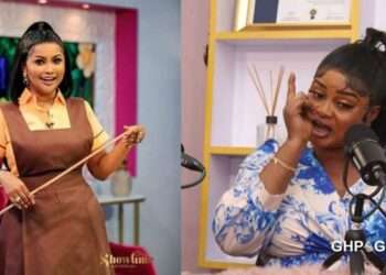 Ghanaian actress and television presenter, Nana Ama McBrown and her alleged lookalike, Nana Ama Achiaa