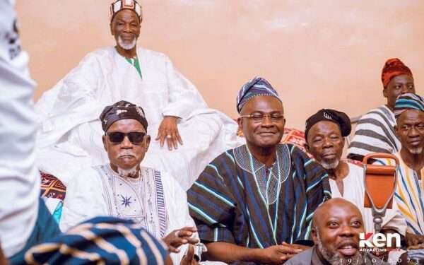 Kennedy Agyapong in the midst Traditional Leaders in the Northern Region