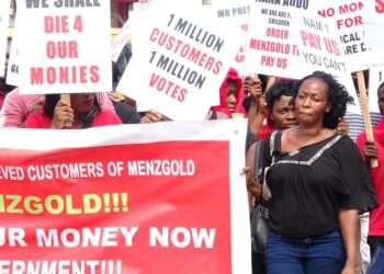 Menzgold customers protest 23