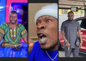Arnold Asamoah-Baidoo, Shatta Wale and Dr. Osei Kwame Despite