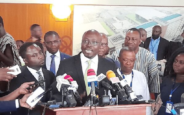 Minority leader, Dr Cassiel Ato Forson.