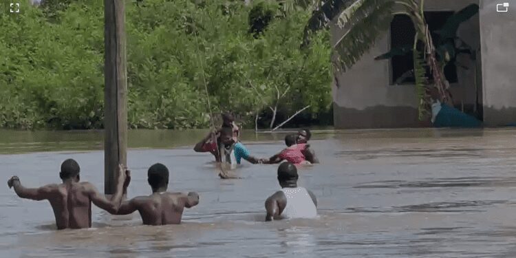 Flooded Area in Dawhenya