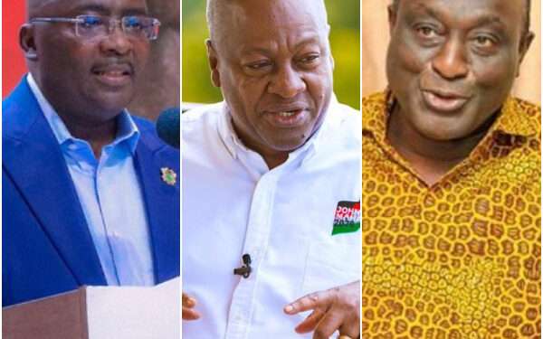 Mahama, Bawumia and Alan