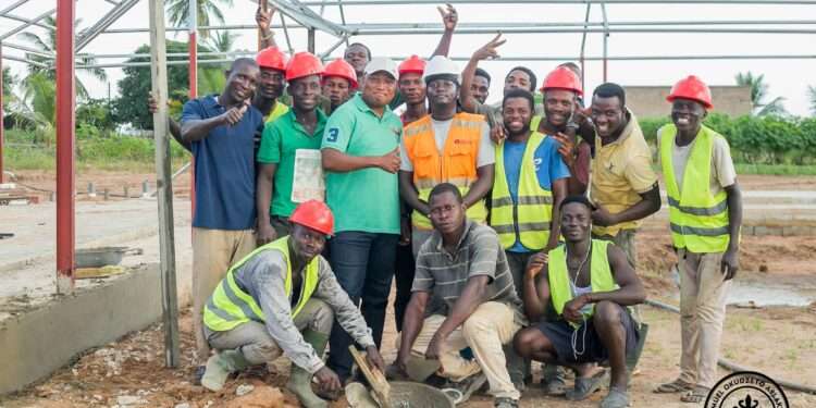 Ablakwa Commends Progress Of MP-First Sky Group Housing Initiative 1 Member of parliament for North Tongu, Samuel Okudzeto Ablakwa.