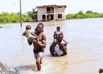 Flooded communities in Dawhyena.