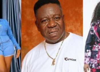 Veteran actor's daughter, Jasmine Okafor, Mr. Ibu and his wife Stella Maris, respectively