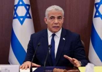 Israeli opposition leader, Yair Lapid.