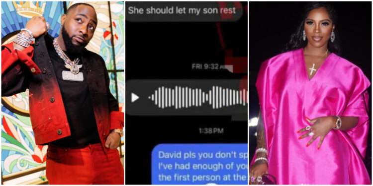 Nigerian music stars. Davido and Tiwa Savge