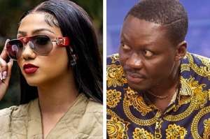 Hajia4Reall and Arnold Asamoah-Baidoo
