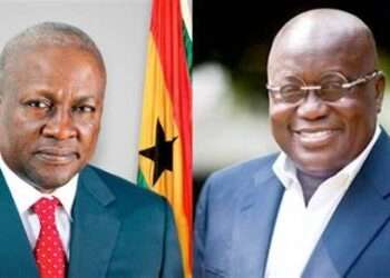 Former President Mahama and President Nana Akufo-Addo