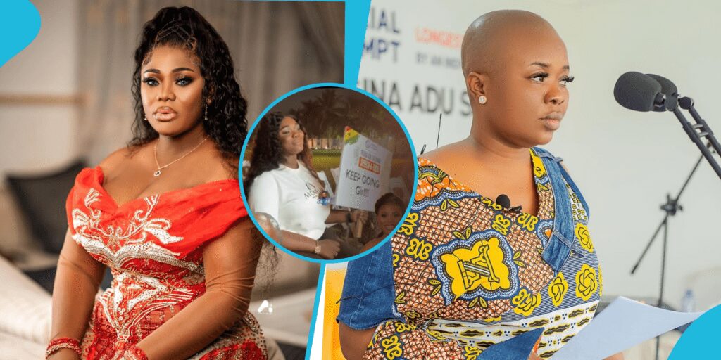 Adu Safowaah Kneels As Nana Ama McBrown Prays 2 akua