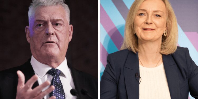 Lee Anderson and Liz Truss