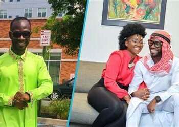 Okyeame Kwame and his wife, Annica