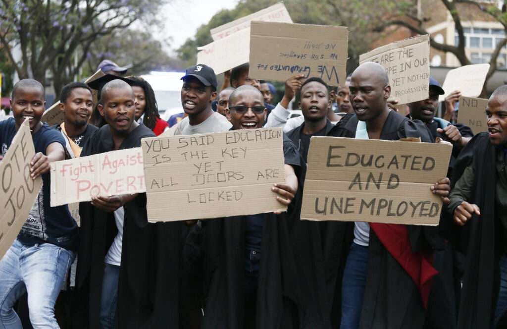 South Africa's Ruling Party Under Fire Amidst Unemployment Surge 2 youth unemployment scaled 1