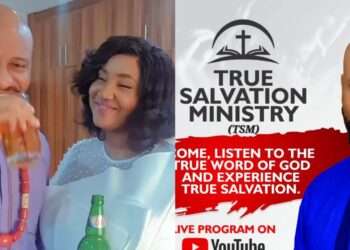 Yul Edochie and his wife, Judy Austin