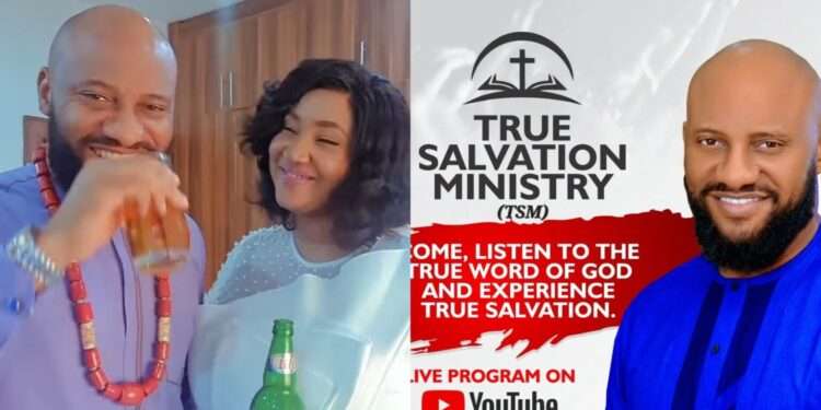 Yul Edochie and his wife, Judy Austin