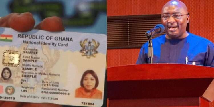 Ghana Card At Birth, Good Initiative; Challenges Persist 1 Dr. Mahamudu Bawumia -Ghana Card Initiative