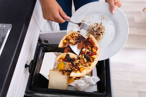 Food thrown in bin
