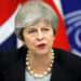 British Prime Minister Theresa May attends a news conference with European Commission
