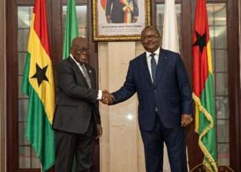 President Akufo-Addo with President, Umaro Mokhata