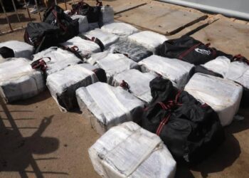 Seized cocaine in Senegal