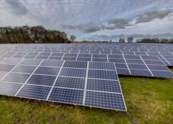 A solar farm
