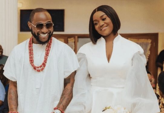 Davido and wife, Chioma Roland
