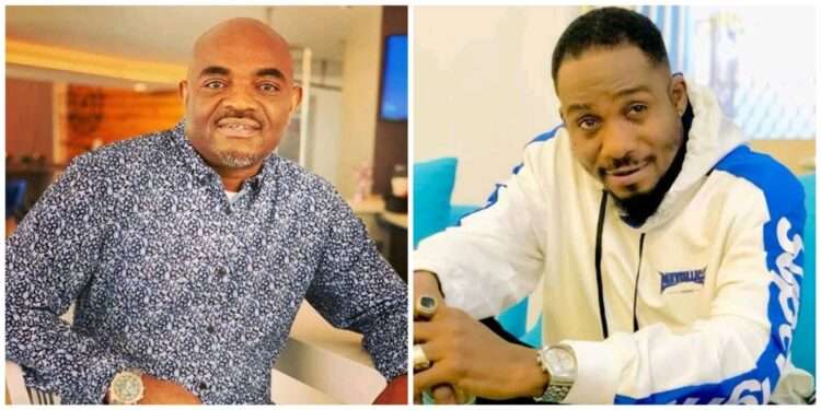 Emeka Rollas and the late Pope Junior