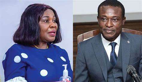 Kissi Agyebeng and Cecilia Abena Dapaah