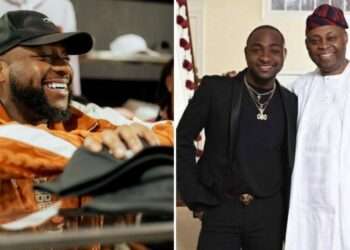 Davido and his father, Deji Adeleke
