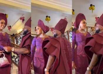 Chioma Adeleke and her husband, Davido Adeleke