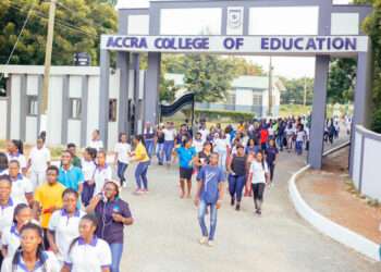 The main Entrance of the Accra College of Education