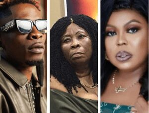 Afia Schwarzenegger Rebukes Shatta Wale’s Mother Amidst Ongoing Controversy 2 Shatta Wale and his mother, Madam Elsie Evelyn Avemegah, and Afia Schwarzenegger