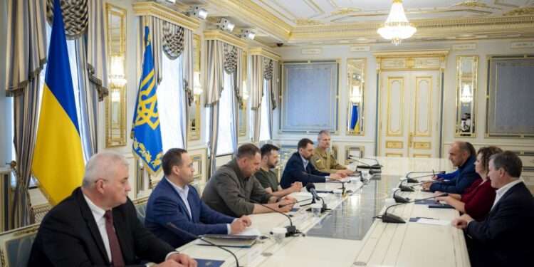 President Volodymyr Zelenskyy meets with bipartisan delegation of the U.S. House of Representatives.