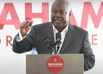 Former President John Dramani Mahama , NDC Flagbearer
