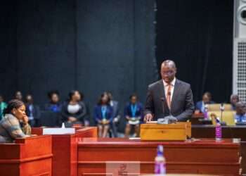 Dr Cassiel Ato Forson, MP Ajumako Enyan Essiam and Minority Leader
