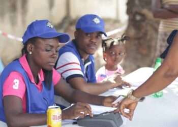 EC Officials facilitating electoral process