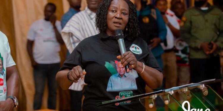 Professor Jane Naana Opoku-Agyemang, running mate to former President John Dramani Mahama,