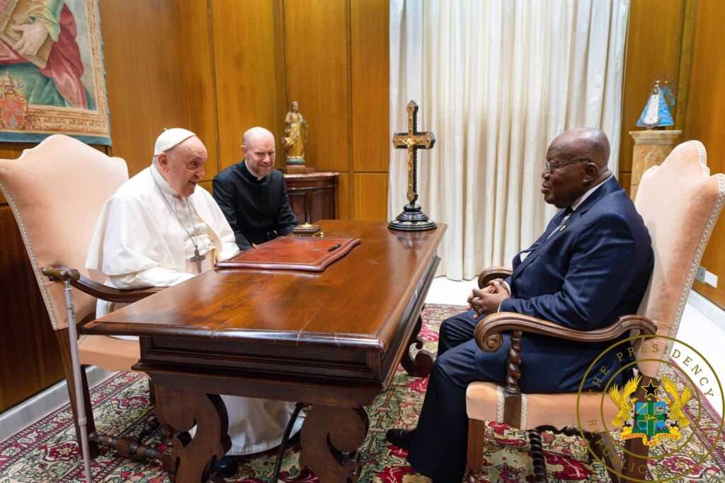 Akufo-Addo meets Pope Francis at Vatican City