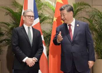 Keir Starmer and China's president, Xi Jinping