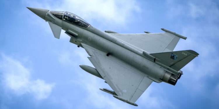 RAF Typhoons Scrambled to Shadow Russian Aircraft 1 RAF Typhoon